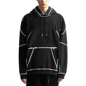 เสื้อฮู้ดดี้ผู้ชาย พรีเมียม ผ้าฝ้าย 100% หนานุ่ม ระบายอากาศดี ซิปหน้า ทรงปกติ ปักโลโก้ตามสั่ง สีพื้น สไตล์สตรีทแวร์ สำหรับฤดูหนาว - Product Image 3