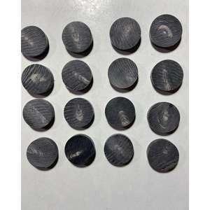 Boutons en corne de buffle noire faits à la main, vierges, perlés, écologiques, accessoires de mode pour vêtements, personnalisables en gros - Product Image 4