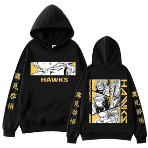 เสื้อสวมหัวลายอนิเมะ <span class=keywords><strong>My</strong></span> <span class=keywords><strong>HERO</strong></span> <span class=keywords><strong>Academia</strong></span> เหยี่ยวมีฮู้ดฮาราจูกุเสื้อสวมหัวแฟนๆของขวัญ - Product Image 1