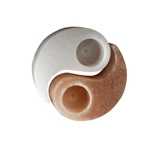Ying Young Metal Photophore Ins Style Rock Salt Candle Holder avec boîte pour la décoration de la maison - Product Image 3