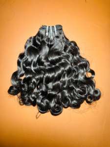 Proveedor de cabello indio Bebé Rizado Cutícula sin procesar Alineado Cabello indio crudo Templo indio Cabello humano - Product Image 5