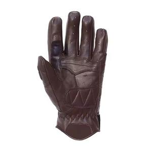 Gants de motocross en cuir de mouton personnalisés en usine, compatibles avec les écrans tactiles, pour l'hiver, la conduite en ville, le cyclisme, l'utilisation en plein air - Product Image 3