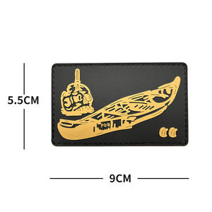 Badges en PVC souple résistant à l'eau de haute qualité en gros, badges personnalisés, badges brodés - Product Image 3