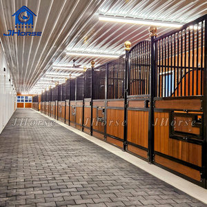 Équipement équestre pour chevaux Écurie en bois de bambou Panneau avant Écurie pour chevaux - Product Image 5