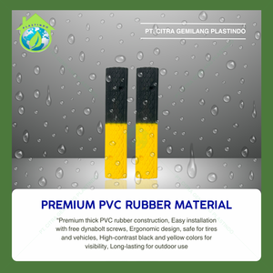 SSBO, tope de velocidad de goma ligero de la mejor calidad, 50cm de longitud, 2cm de altura, seguridad de tráfico duradera, fácil instalación - Product Image 6