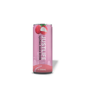 Jus de fruits frais mélangés 250 ml en canette, saveur orange, mangue, raisin, 100% naturel, prix usine, logo personnalisé, marque privée, boisson rafraîchissante