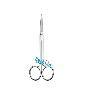 Instrumento Dental de acero inoxidable de alta calidad Tijeras de goma 804 Instrumentos quirúrgicos rectos de 12 cm - Product Image 2