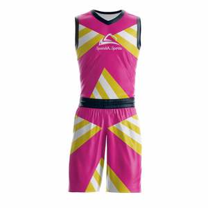 Uniforme de basket-ball de haute qualité évacuant l'humidité vêtements de sport pour l'été Option grande taille haut de basket-ball sans manches sublimé - Product Image 1