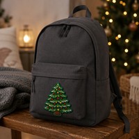 Patch brodé Arbre de Noël à coudre, Applique décorative en tissu pour vestes, sacs à dos, chapeaux, DIY