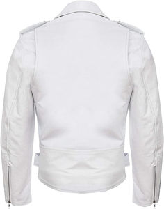 Chaqueta de cuero auténtico para hombre, chaqueta básica de piel sintética para motocicleta, chaquetas de piel sintética suave para Otoño e Invierno para hombre - Product Image 6