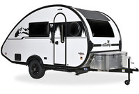 Vente en gros de caravanes de voyage en forme de larme, caravane compacte et légère avec lit confortable, espace cuisine, compartiments de rangement