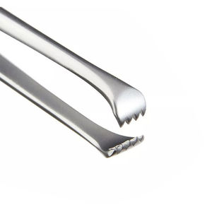 Forceps à tissus Allis de qualité médicale, 5x4 dents, 16 cm, en acier inoxydable, manuel, réutilisable, classe I, usage chirurgical, certifié CE - Product Image 3