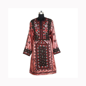 Automne 2024 robe élégante mode tenues afghan musulman à manches longues Flare Net robe femmes flayer robe de mariée vêtements turcs - Product Image 3