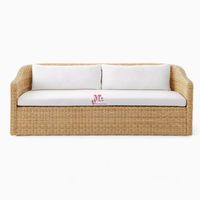 Moderner Indoor-Rattan-Loungesessel mit Armlehne für Wohnzimmer, Schlafzimmer und Esszimmer