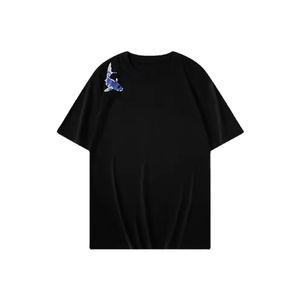 Camisetas Bordadas de Algodón Transpirable de Buena Calidad, Camisetas con Logotipo Personalizado del Fabricante, Camisetas Bordadas con Cuello Redondo - Product Image 2