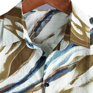 Camisetas gráficas informales para hombre Totalmente sublimación 100% poliéster Secado rápido Transpirable Ecológico Todo estampado O-cuello para verano - Product Image 3