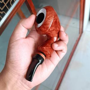 Tuyau à fumer personnalisé de haute qualité, élégant et durable en bois naturel sculpté à la main Design élégant pour - Product Image 5