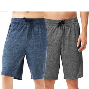 Custom Logo <b>Men's</b> Stretch Elastic-Waist Drawstring Sport <b>Shorts</b> Quick Dry Running Gym - Product Image 4