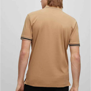 Camiseta Polo de Golf para Hombre, Uniforme Casual de Poliéster y Algodón, Marca OEM, Nueva, Venta al por Mayor, Personalizable con Logotipo Bordado e Impresión, 2024 - Product Image 3
