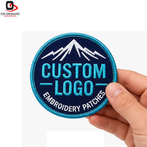 New Arrival Embroidered 3D Custom Garment <b>Patches</b> with Canvas Fabric Premium Quality <b>Sew</b>-<b>On</b> Style Custom Colors & Logos - Product Image 6
