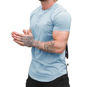 OEM diseño personalizado superventas de alta calidad de los hombres de verano slim fit 100% algodón impreso camisetas de punto camisetas al por mayor - Product Image 5