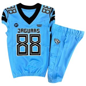 Gold Chrome Tackle Twill Uniformes de fútbol americano, Youth Custom American Football Jersey Tackle Twill - Product Image 3