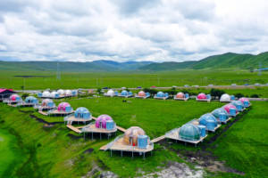 Hot Khu Nghỉ Mát Glamping Tùy Chỉnh Cắm Trại Ngoài Trời Container Nhà Cho Bán Trong Suốt Nhà Bong Bóng Khách Sạn Polycarbonate Dome Lều - Product Image 4