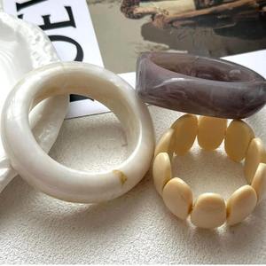 Pulseras de Boda Ecológicas de Mosaico Acrílico Hechas a Mano, Brazaletes de Artesanía India con Incrustaciones, HUSSAIN CRAFTS HCWD-325 - Product Image 6