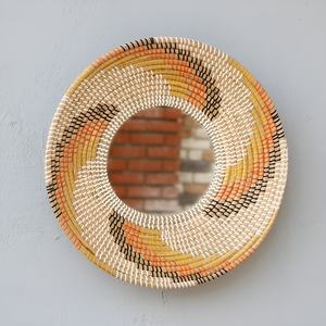 Espejo de Seagrass para decoración de pared, excelente calidad, espejos de paja trenzada a mano hechos en Vietnam - Product Image 1