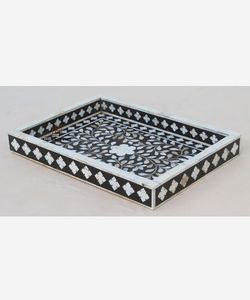 MEILLEUR MODERNE MEILLEURE QUALITÉ PATTERN BONE INLAY PLATEAU DE SERVICE Décor de table à manger pour la maison Hôtel & Restaurant - Product Image 6