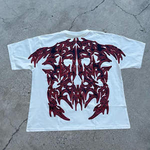 Breathable News Man Clothes Wholesale Sport Bulk Blank Casual <b>T</b>-<b>Shirt</b> Low 100% cotton <b>T</b>-<b>shirt</b> for men loose fit printed OEM - Product Image 5