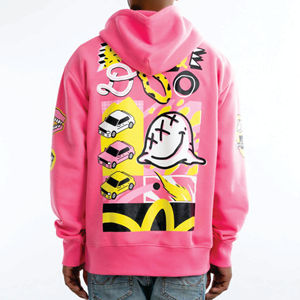 OEM personalizado de alta calidad de los hombres casuales pulóver CON CAPUCHA DE MODA Hip Hop estilo sudadera de lana con patrón sólido para el invierno - Product Image 3