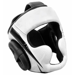 Casque de boxe pour la sécurité Couleurs personnalisées disponibles en cuir véritable MMA Protecteur Sparring Head Guard - Product Image 2