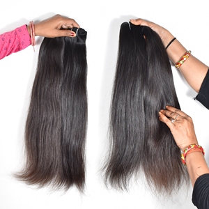 Extensions de cheveux à bandes adhésives 100% vierges non traitées, cheveux vierges Remy vietnamiens, couleur noire droite, cheveux humains, double trame, pur et brut - Product Image 5