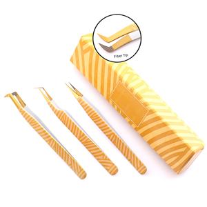 Extension de cils en vrac pince à épiler légère en acier inoxydable beauté conception Unique personnaliser Logo avec boîte d'emballage - Product Image 2