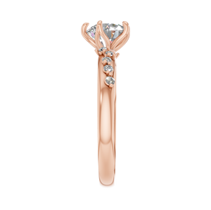 Anillo de Compromiso con Diamante Cultivado en Laboratorio de 1 Quilate con Certificación IGI, Engaste de Puntas, Oro Sólido de 14k, Joyería Fina Personalizada para Mujer - Product Image 2