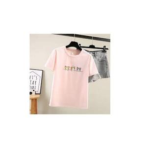 เสื้อยืดคอกลมสำหรับผู้หญิงเสื้อยืดพิมพ์ลายโลโก้ออกแบบได้ตามต้องการ - Product Image 2