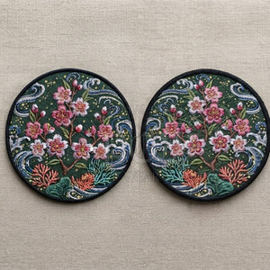 Custom Embroidery <b>Patch</b> Custom Design Embroidered Eco-Friendly Lightweight High Quality OEM <b>Sew</b>-<b>On</b> Canvas Fabric <b>Patches</b> - Product Image 6