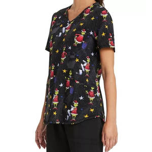 เสื้อทางการแพทย์พิมพ์ซับลิเมชันจำนวนมากเสื้อทางการแพทย์สไตล์ล่าสุดบริการ OEM - Product Image 3