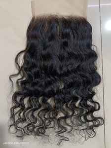 Extensions de cheveux indiens bouclés birmans HD de qualité supérieure, 100% cheveux humains vierges Remy, double trame, fermeture en dentelle transparente - Product Image 5