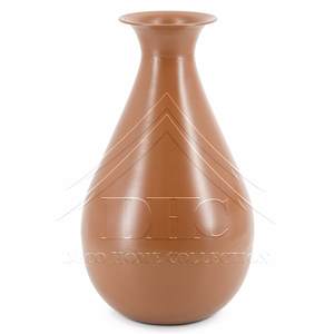 Jarrón Moderno de Metal Mate Color Terracota, Florero Decorativo de Hierro para Decoración del Hogar, Centro de Mesa Nórdico Minimalista de Lujo - Product Image 4