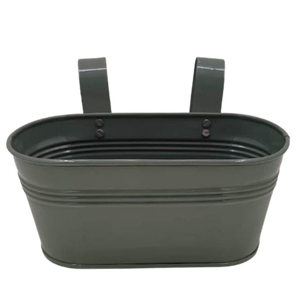 ราวเหล็กทรงรีสำหรับปลูกต้นไม้ในร่มและกลางแจ้งพร้อมด้ามจับ2อันสีทองเข้มอุปกรณ์ทำสวนและของตกแต่งบ้าน - Product Image 5