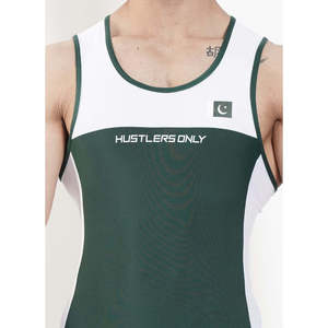 Camiseta de Gimnasia Verde y Blanca para Hombre Hustlers Only, Transpirable, Ligera, Ajuste Sólido, Informal, para Todas las Temporadas - Product Image 3