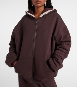 Sudadera con Capucha Extra Grande para Mujer, Estilo Urbano Moderno de Invierno, con Logotipo Frontal, 100% Algodón, Hombros Caídos - Product Image 2