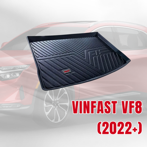 Revestimiento del suelo del coche Nuevo Negro 1 año de garantía 95x100cm Tamaño TPE Todo tipo de clima 2mm Vinfast VF8 Calidad Top Vietnam Alfombrillas de coche - Product Image 5