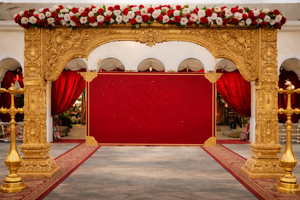 Décoration de mandap de mariage traditionnel du sud de l'Inde, nouvelle arrivée aux États-Unis, taille et forme personnalisables, léger, prix d'usine DST EXPORTS, vente - Product Image 2