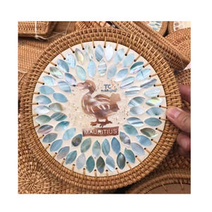 เสื่อรองจานหวายไข่มุกสำหรับห้องครัวเสื่อปูรองบนโต๊ะแบบเวียดนามงานแฮนด์เมด - Product Image 5