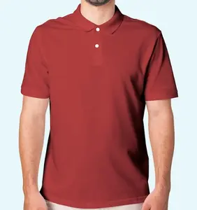 Polo unisexe à manches courtes personnalisé imprimé de logo personnalisé Chemises uniformes d'entreprise Marque privée personnalisée de haute qualité