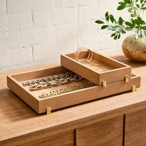 Custom <b>Wooden</b> Jewelry Organizer Tray - Product Image 3
