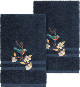 35*75cm 100% algodón bordado toalla de mano logotipo personalizable al por mayor del fabricante - Product Image 6